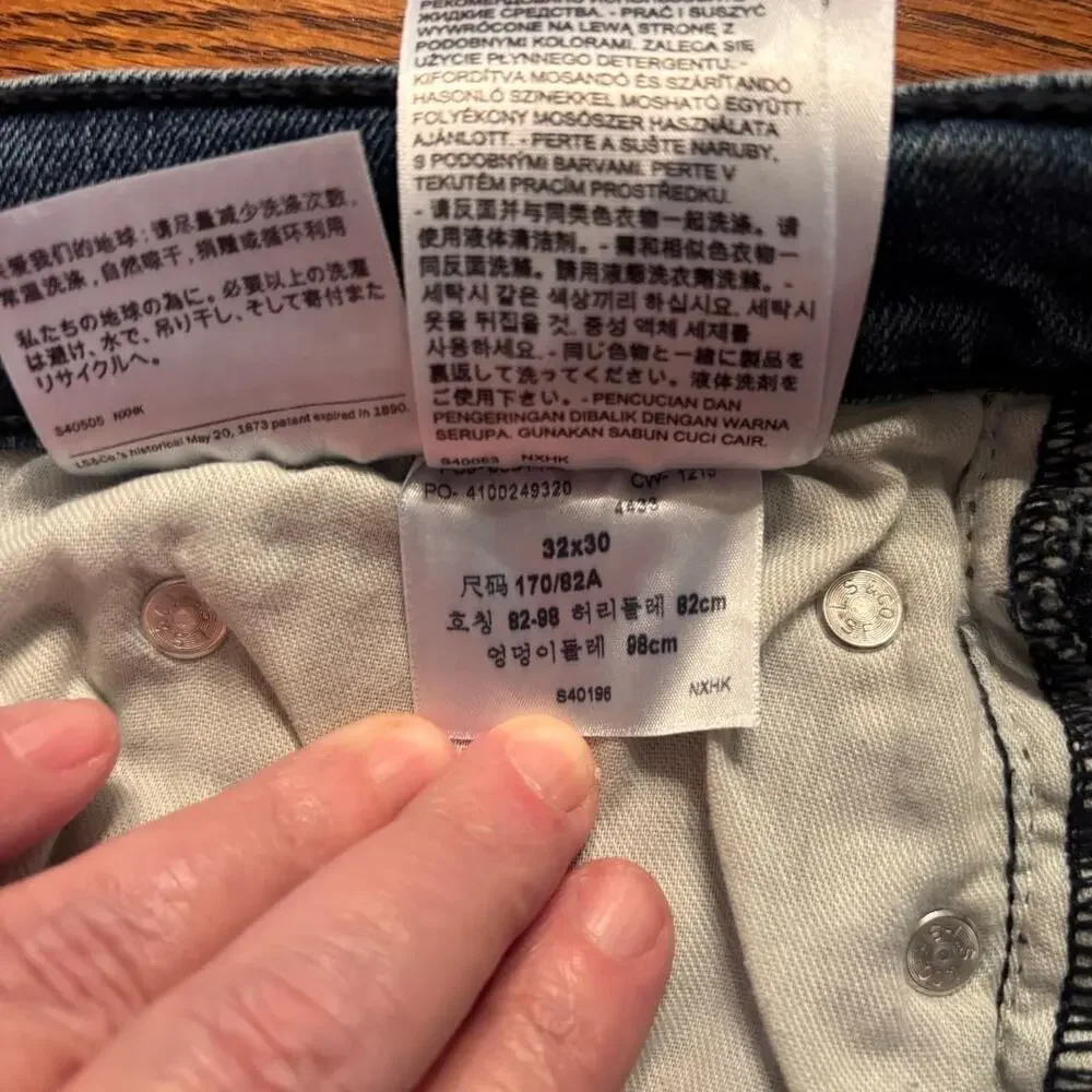 Levi's 514 Jeans Men's Size 32X30 (30X29) Straight Leg‎